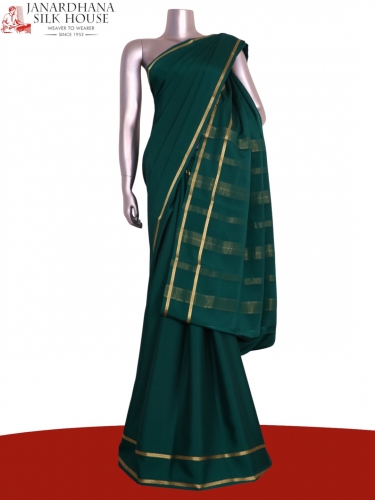 Pure Mysore Crepe Silk Saree